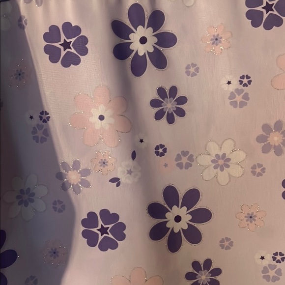 Floral Kids Dress in Purple and White - Picture 2 of 8